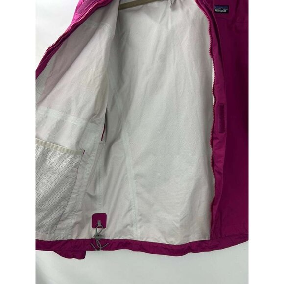 Patagonia Jacket Women's Medium Pink H2no Rain Torrentshell Lightweight Hooded - Picture 11 of 16